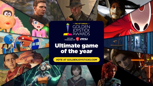 Golden Joysticks Awards 2025: Aquí están los nominados al Juego Definitivo del Año