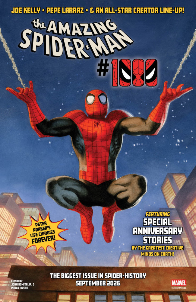 El número 1.000 de The Amazing Spider-Man se publicará en septiembre, y se considera el "mayor número de la historia de Spider".
