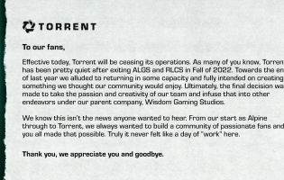 La organización de esports Torrent está cerrando