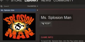 Ms. Splosion Man coquetea con PC