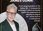 PETA ha nombrado a James Gunn su Persona del Año