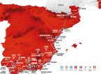 La Vuelta a Espa&ntilde;a modifica la pen&uacute;ltima etapa por los da&ntilde;os causados por los desprendimientos