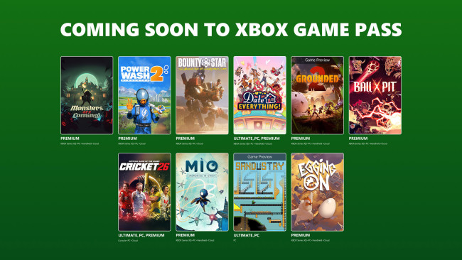 Microsoft ha presentado otra tanda de juegos para los suscriptores de Game Pass