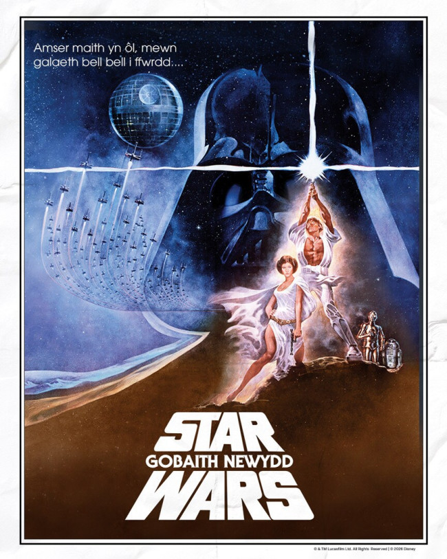 Star Wars Episodio IV: Una Nueva Esperanza se va a doblar al galés