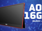 El monitor 16G3 de AOC está hecho para jugar en portátil