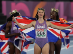 Amy Hunt, de Gran Breta&ntilde;a, gana su primer oro individual en los 100 m del Campeonato de Europa