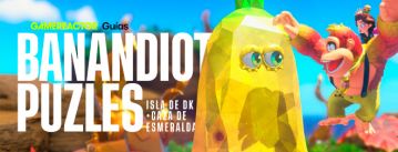 Donkey Kong Bananza: Guía de los 8 acertijos de Banandiotono en Isla de DK + caza de esmeraldas