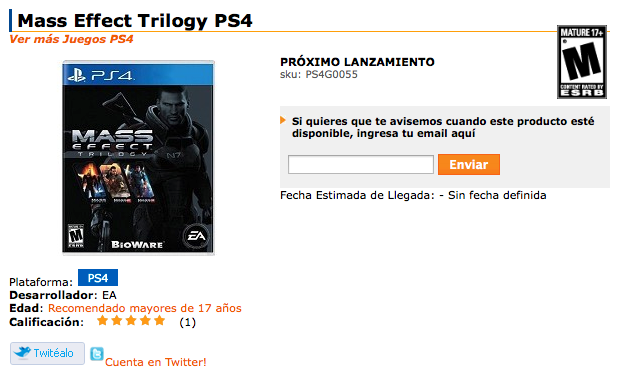 Mass Effect Trilogía