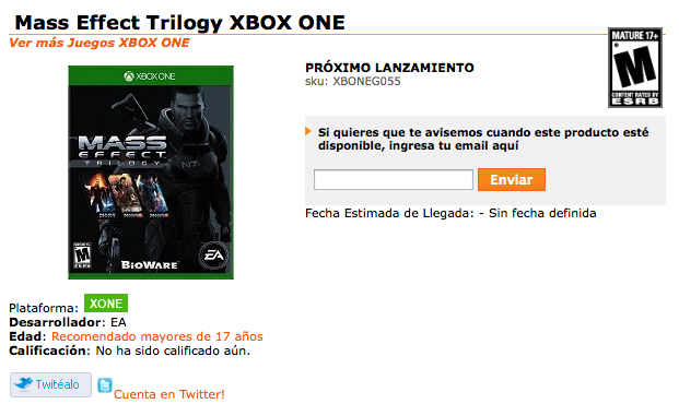 Mass Effect Trilogía