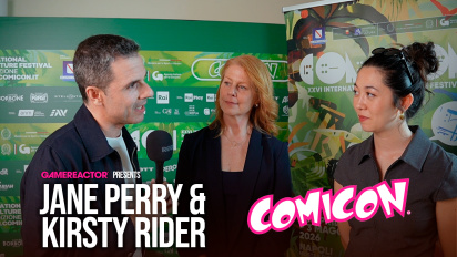 Del talento teatral a la actuaci&oacute;n en videojuegos - Entrevista a Jane Perry y Kirsty Rider en Comicon Napoli