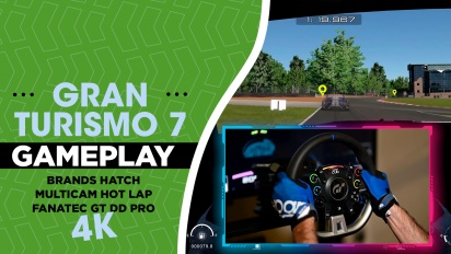 GT7 - Gameplay con Fanatec Gran Turismo DD Pro en Brands Hatch (4K)