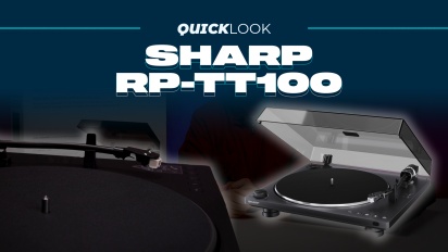 Giradiscos automático Sharp RPTT100 (Vista rápida) - Estilo clásico con comodidades modernas