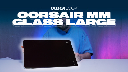 Corsair MM Glass Large (Quick Look) - Libertad de fricci&oacute;n