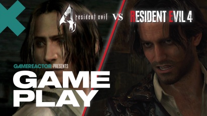 Resident Evil 4 Remake vs Original - Comparativa Gameplay: Leon y Luis Sera defienden la cabaña